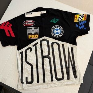 NWT FIRST ROW Men’s Racing Graphic T-Shirt, Size L